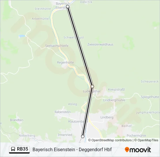 RB35 Bus Line Map