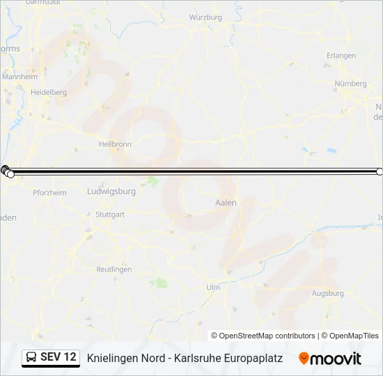 SEV 12  Line Map