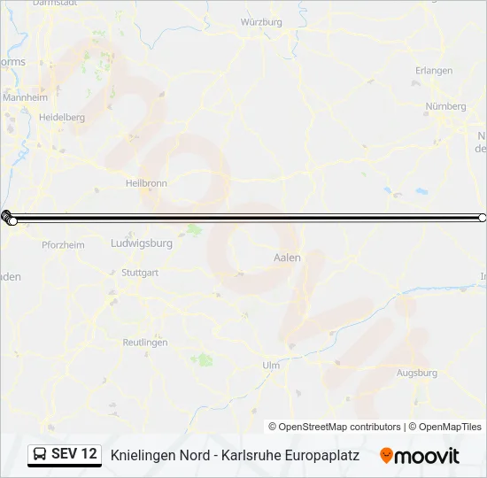 SEV 12  Line Map