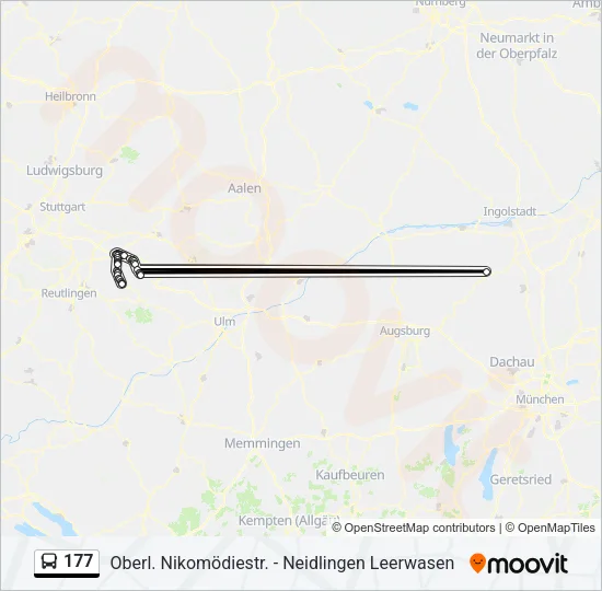 177 Bus Line Map