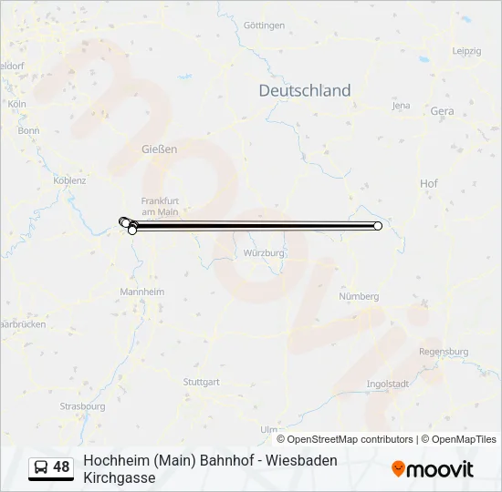 48 Bus Line Map