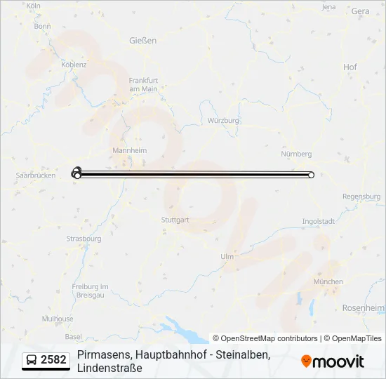 2582  Line Map