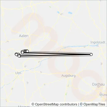 75 Bus Line Map