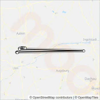 75 Bus Line Map