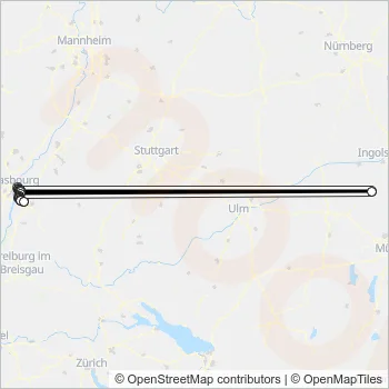 301 Bus Line Map