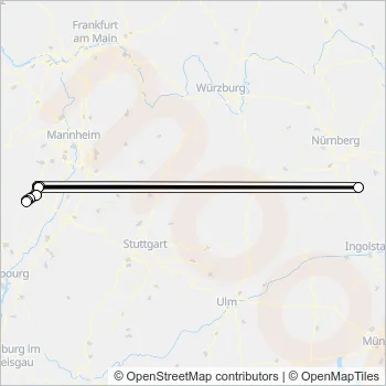 541 Bus Line Map