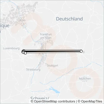 T2 Bus Line Map