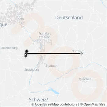 281 Bus Line Map