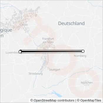73 Bus Line Map