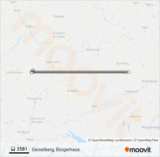 2581  Line Map