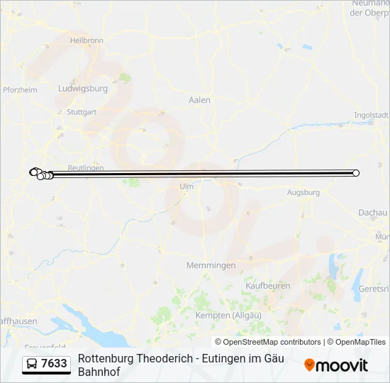 7633 Bus Line Map