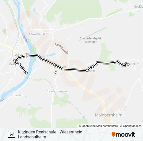 Автобус 311 (VGN 8311): карта маршрута