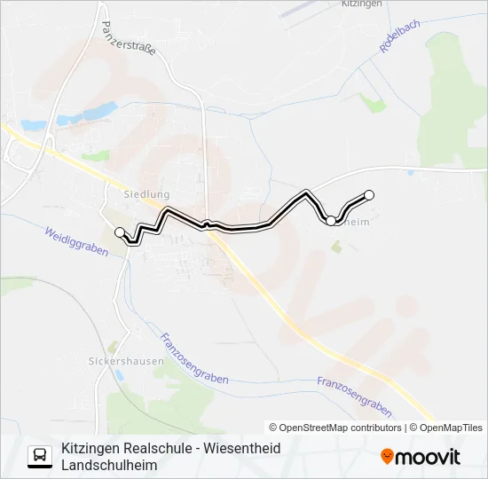 Автобус 311 (VGN 8311): карта маршрута