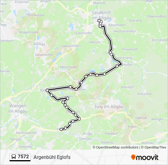 7572 Route: Schedules, Stops & Maps - Argenbühl Eglofs (Updated)