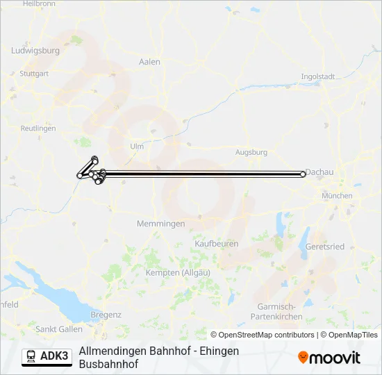ADK3  Line Map