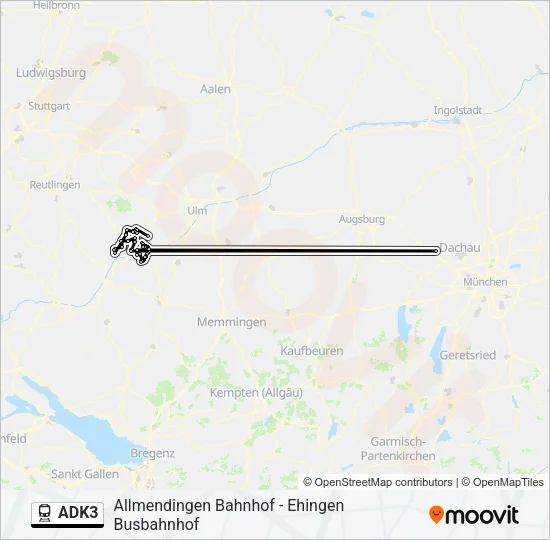 ADK3  Line Map