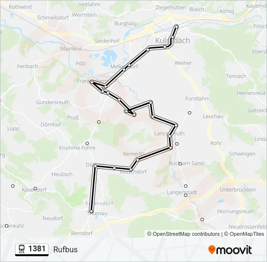 1381  Line Map