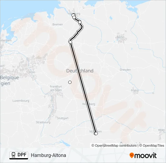 DPF Train Line Map