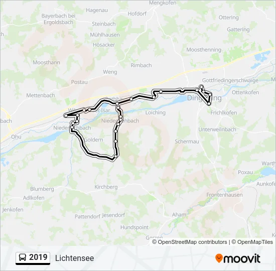 Автобус 2019: карта маршрута