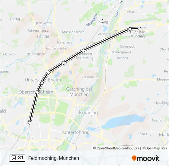 S1 Bus Line Map
