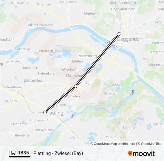 RB35 Bus Line Map