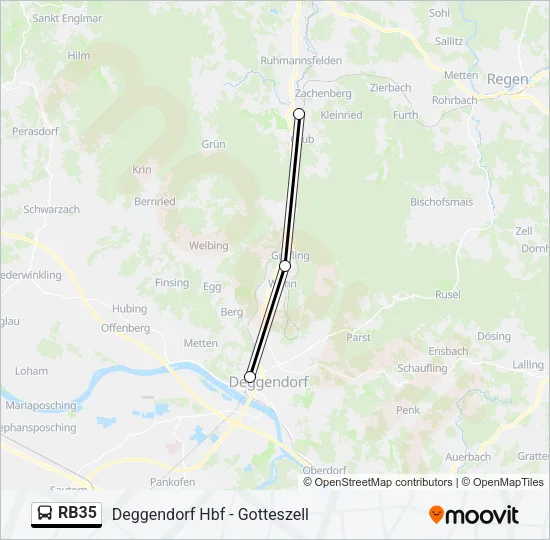 RB35 Bus Line Map
