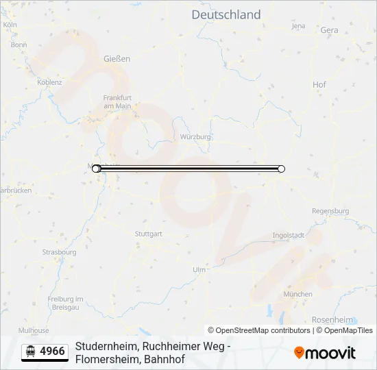 4966 S-Bahn Line Map