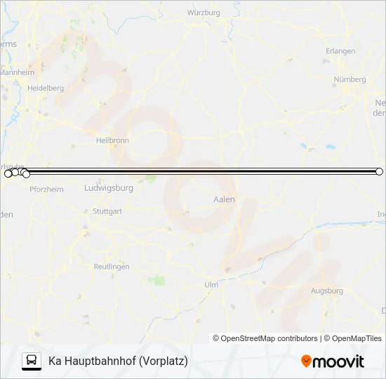 EVS5/S51 Bus Line Map