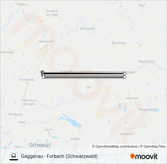 EVS8/S81 Bus Line Map