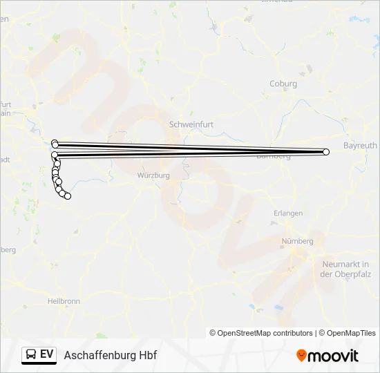 Автобус EV: карта маршрута