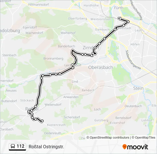 Автобус 112: карта маршрута