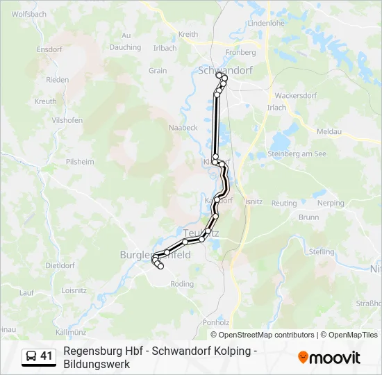41 Route: Schedules, Stops & Maps - Burglengenfeld (Updated)