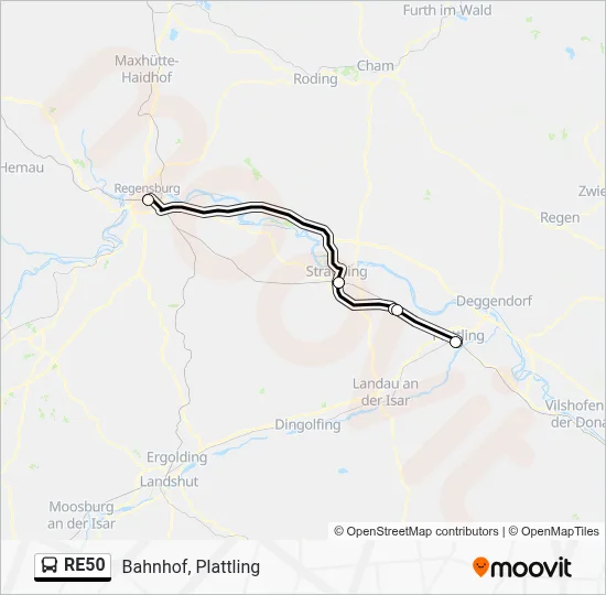 RE50 Bus Line Map