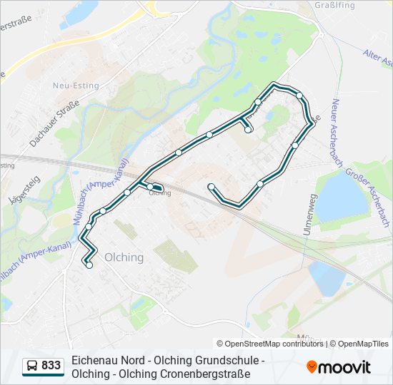 833 Route Schedules Stops Maps Olching Cronenbergstra e Updated 833-route-schedules-stops-maps-olching-cronenbergstra-e-updated