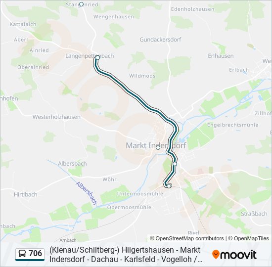 706 bus Line Map