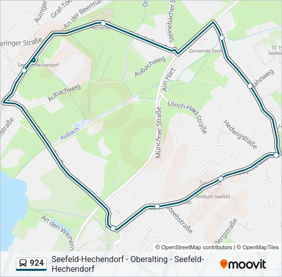 924 Bus Line Map