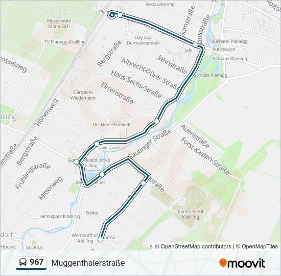 967 Bus Line Map