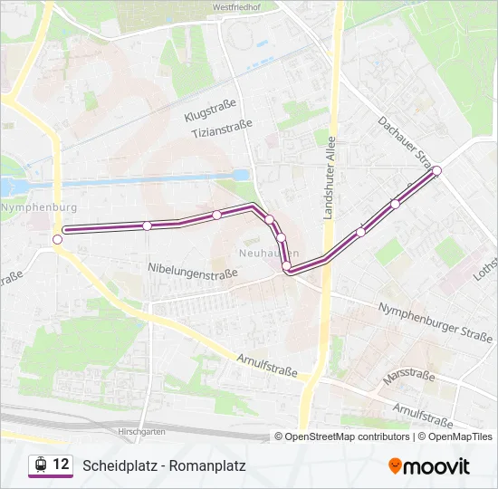 12 Light Rail Line Map