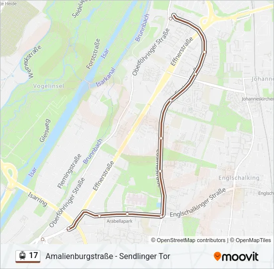 17 Light Rail Line Map
