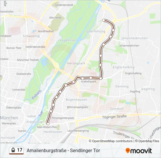 17 Light Rail Line Map