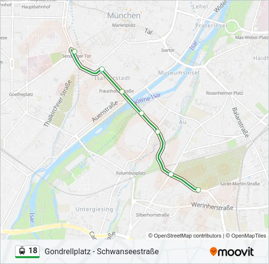 18 Light Rail Line Map