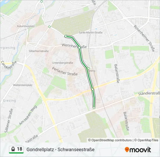 18 Light Rail Line Map