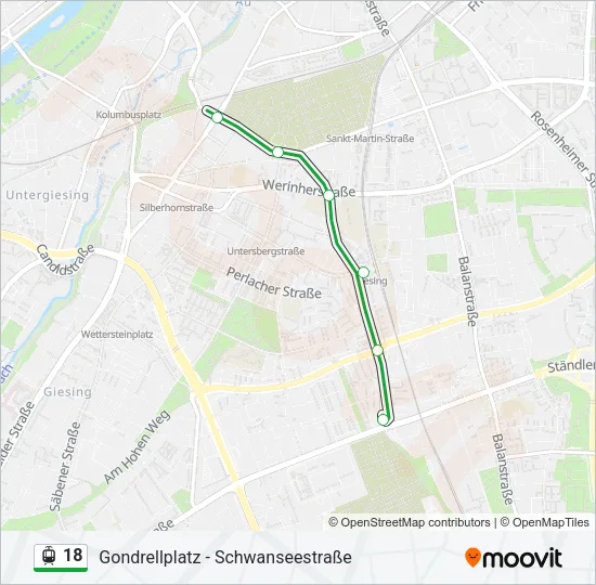 18 Light Rail Line Map