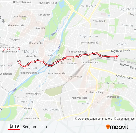 19 Light Rail Line Map