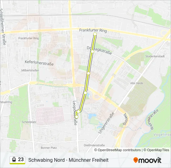 23 Light Rail Line Map