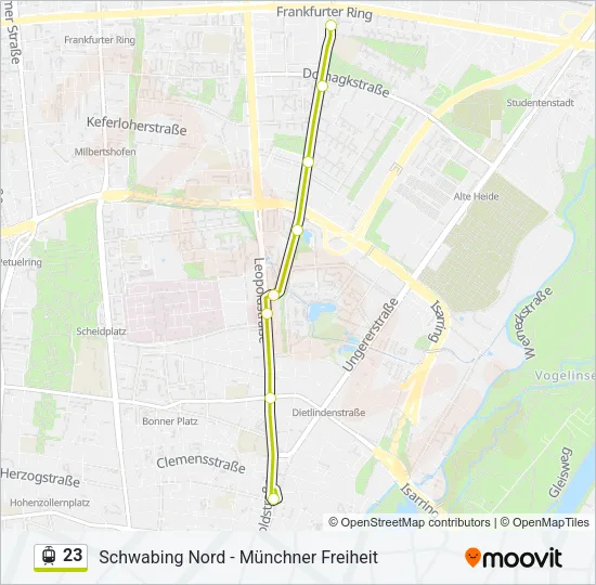 23 Light Rail Line Map