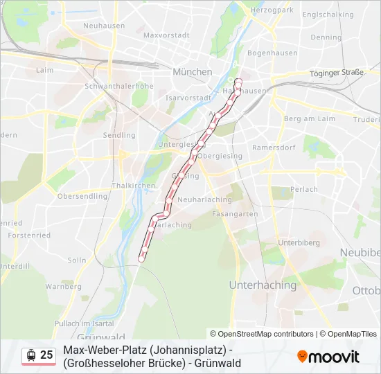 25 Light Rail Line Map