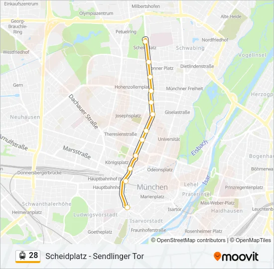 28 Light Rail Line Map