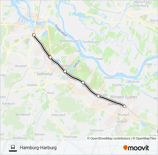 RB31-SEV Bus Line Map