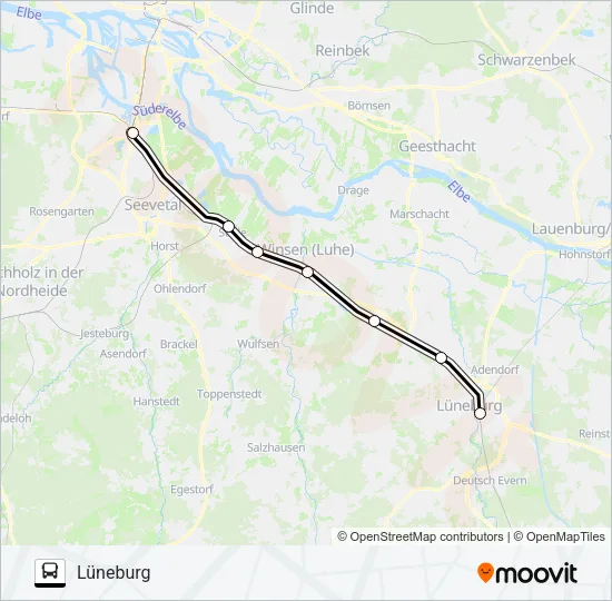 RB31-SEV Bus Line Map